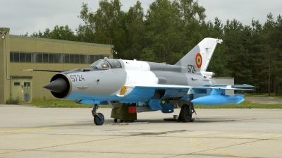 Photo ID 203745 by Robert Flinzner. Romania Air Force Mikoyan Gurevich MiG 21MF 75 Lancer C, 5724