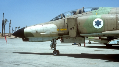 Photo ID 203722 by Carl Brent. Israel Air Force McDonnell Douglas F 4E Phantom II, 187