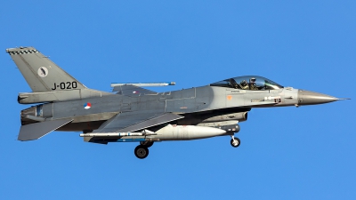 Photo ID 203885 by Thomas Ziegler - Aviation-Media. Netherlands Air Force General Dynamics F 16AM Fighting Falcon, J 020