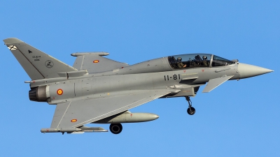 Photo ID 204174 by Thomas Ziegler - Aviation-Media. Spain Air Force Eurofighter CE 16 Typhoon EF 2000T, CE 16 14