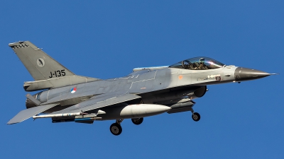Photo ID 204399 by Thomas Ziegler - Aviation-Media. Netherlands Air Force General Dynamics F 16AM Fighting Falcon, J 135