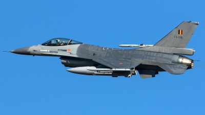 Photo ID 204272 by Thomas Ziegler - Aviation-Media. Belgium Air Force General Dynamics F 16AM Fighting Falcon, FA 128