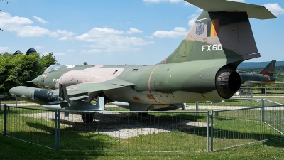 Photo ID 204604 by Adolfo Bento de Urquia. Belgium Air Force Lockheed F 104G Starfighter, FX60