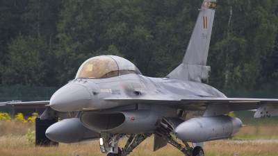 Photo ID 24157 by Johnny Cuppens. Belgium Air Force General Dynamics F 16BM Fighting Falcon, FB 14