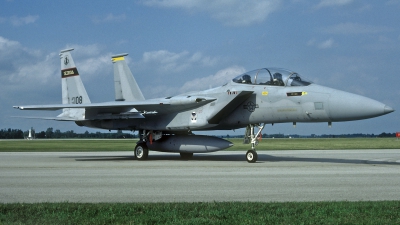 Photo ID 204952 by David F. Brown. USA Air Force McDonnell Douglas F 15B Eagle, 73 0108