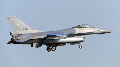 Photo ID 205407 by Peter Boschert. Netherlands Air Force General Dynamics F 16AM Fighting Falcon, J 511