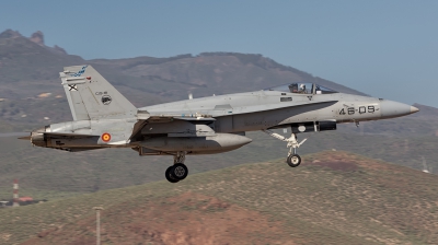 Photo ID 205386 by MANUEL ACOSTA. Spain Air Force McDonnell Douglas F A 18A Hornet, C 15 81