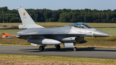 Photo ID 206557 by Thomas Ziegler - Aviation-Media. Belgium Air Force General Dynamics F 16AM Fighting Falcon, FA 92