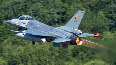 Photo ID 206692 by Thomas Ziegler - Aviation-Media. Belgium Air Force General Dynamics F 16AM Fighting Falcon, FA 92