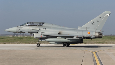 Photo ID 206743 by F. Javier Sánchez Gómez. Spain Air Force Eurofighter EF 2000 Typhoon T, CE 16 14 10015