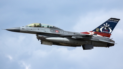 Photo ID 206903 by Thomas Ziegler - Aviation-Media. Denmark Air Force General Dynamics F 16BM Fighting Falcon, ET 210