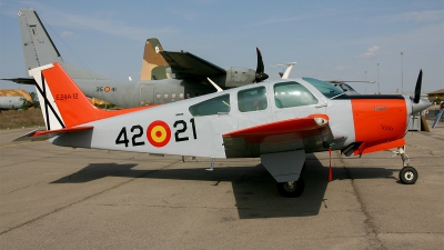 Photo ID 207419 by F. Javier Sánchez Gómez. Spain Air Force Beech E 24A Bonanza F33C, E 24A 12