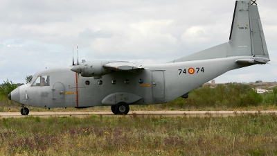 Photo ID 207925 by F. Javier Sánchez Gómez. Spain Air Force CASA C 212 100 Aviocar, T 12B 34