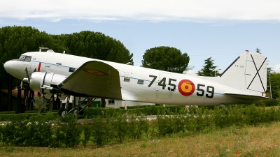 Photo ID 208167 by F. Javier Sánchez Gómez. Spain Air Force Douglas TC 47B Skytrain, 745 59