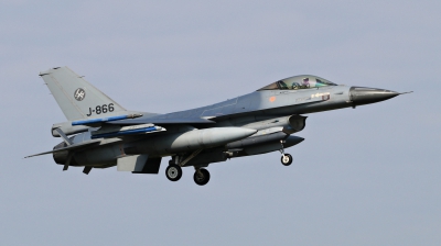 Photo ID 209368 by Milos Ruza. Netherlands Air Force General Dynamics F 16AM Fighting Falcon, J 866
