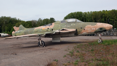 Photo ID 209408 by Carl Brent. Belgium Air Force Republic RF 84F Thunderflash, FR 33