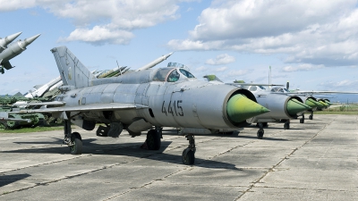 Photo ID 209655 by Joop de Groot. Czechoslovakia Air Force Mikoyan Gurevich MiG 21PFM, 4415
