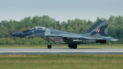 Photo ID 24848 by Radim Spalek. Poland Air Force Mikoyan Gurevich MiG 29G 9 12A, 4103