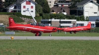 Photo ID 213422 by Luca Fahrni. Switzerland Air Force Pilatus PC 21, A 107