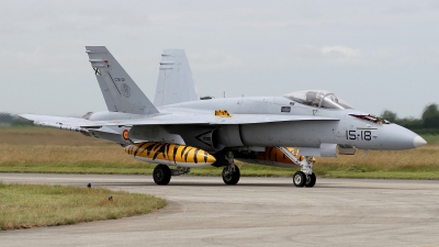 Photo ID 24844 by Mark Broekhans. Spain Air Force McDonnell Douglas C 15 Hornet EF 18A, C 15 31