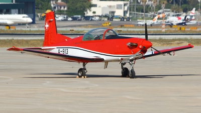 Photo ID 213418 by Manuel Fernandez. Switzerland Air Force Pilatus NCPC 7 Turbo Trainer, A 913