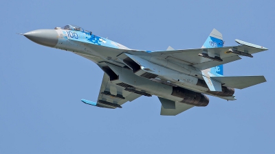 Photo ID 214138 by Vladimir Vorobyov. Ukraine Air Force Sukhoi Su 27P,  
