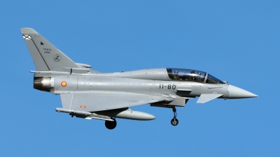 Photo ID 217215 by Marc van Zon. Spain Air Force Eurofighter CE 16 Typhoon EF 2000T, CE 16 13