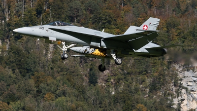 Photo ID 217797 by Luca Fahrni. Switzerland Air Force McDonnell Douglas F A 18C Hornet, J 5021