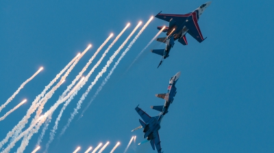 Photo ID 217853 by David Novák. Russia Air Force Sukhoi Su 27UB, 24 BLUE