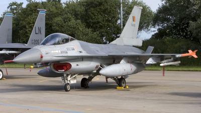 Photo ID 2812 by Tom Gibbons. Belgium Air Force General Dynamics F 16AM Fighting Falcon, FA 129