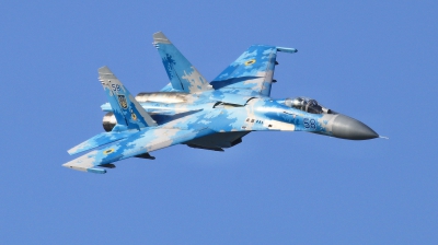 Photo ID 218631 by Milos Ruza. Ukraine Air Force Sukhoi Su 27P1M,  