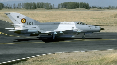 Photo ID 219586 by Joop de Groot. Romania Air Force Mikoyan Gurevich MiG 21MF 75 Lancer C, 6824