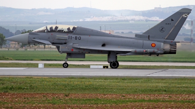 Photo ID 219773 by Fernando Sousa. Spain Air Force Eurofighter CE 16 Typhoon EF 2000T, CE 16 11