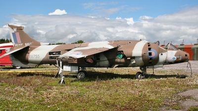 Photo ID 25504 by mark van der vliet. UK Navy Hawker Siddeley Harrier GR 3, XV755