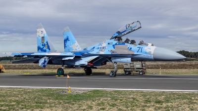 Photo ID 220364 by Matthias Becker. Ukraine Air Force Sukhoi Su 27UB1M, B 1831M1