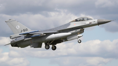 Photo ID 25601 by Glenn Beasley. Netherlands Air Force General Dynamics F 16AM Fighting Falcon, J 513