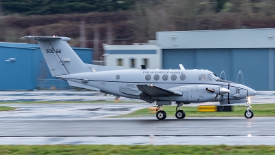 Photo ID 222804 by Paul Varner. USA Army Beech C 12V Huron Super King Air B200C, 95 00092