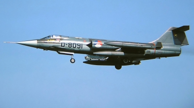 Photo ID 224125 by Arie van Groen. Netherlands Air Force Lockheed F 104G Starfighter, D 8091