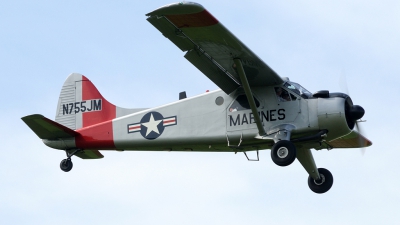 Photo ID 25704 by Joop de Groot. Private Private De Havilland Canada U 6A Beaver DHC 2, N755JM