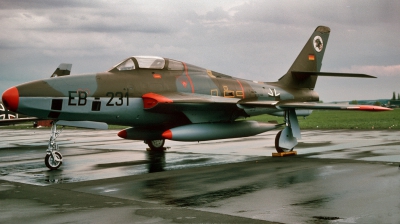 Photo ID 226104 by Alex Staruszkiewicz. Germany Air Force Republic RF 84F Thunderflash, EB 231