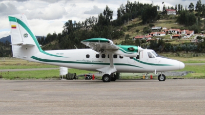 Photo ID 226673 by Cesar Fernando Alvarez Vallejo. Colombia Police De Havilland Canada DHC 6 300 Twin Otter, PNC 0201