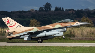 Photo ID 226831 by Thomas Ziegler - Aviation-Media. Israel Air Force General Dynamics F 16C Fighting Falcon, 345