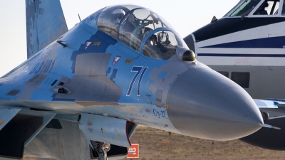 Photo ID 227175 by Ray Biagio Pace. Ukraine Air Force Sukhoi Su 27UB1M, B 1831M1