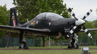 Photo ID 226972 by Mike Hopwood. UK Air Force Short Tucano T1, ZF202