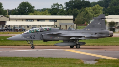 Photo ID 25934 by mark van der vliet. Hungary Air Force Saab JAS 39D Gripen, 42