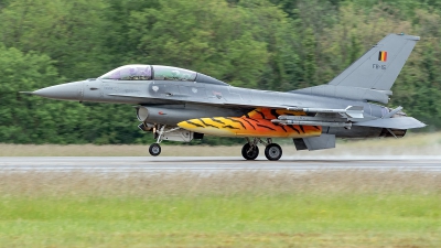 Photo ID 227970 by Bartolomé Fernández. Belgium Air Force General Dynamics F 16BM Fighting Falcon, FB 15