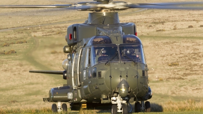 Photo ID 227698 by Tom Gibbons. UK Navy AgustaWestland Merlin HC3 Mk411, ZJ135