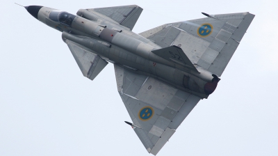 Photo ID 227785 by Tobias Ader. Private Swedish Air Force Historic Flight Saab AJS37 Viggen, SE DXN
