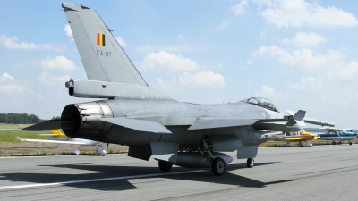 Photo ID 228904 by Sybille Petersen. Belgium Air Force General Dynamics F 16AM Fighting Falcon, FA 87