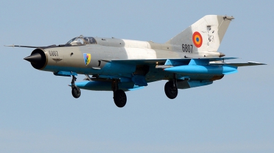 Photo ID 229358 by Michael Frische. Romania Air Force Mikoyan Gurevich MiG 21MF 75 Lancer C, 6807